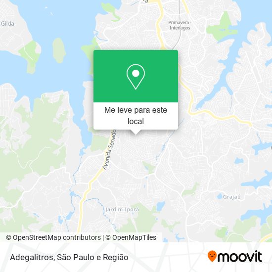 Adegalitros mapa