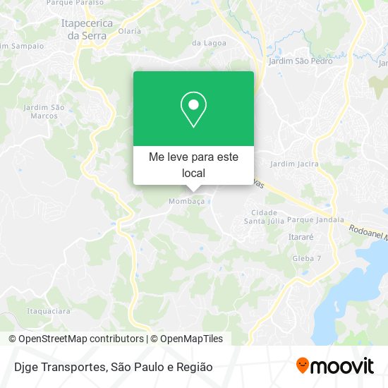 Djge Transportes mapa