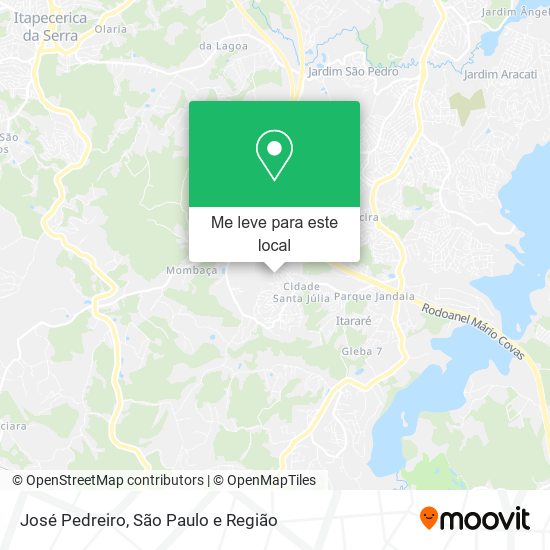 José Pedreiro mapa