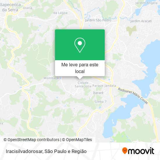 Iracisilvadorosar mapa