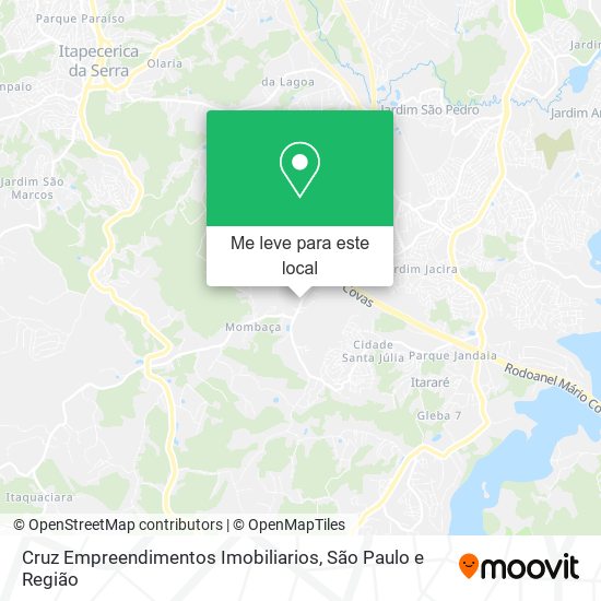 Cruz Empreendimentos Imobiliarios mapa