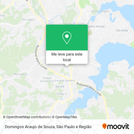 Domingos Araujo de Souza mapa