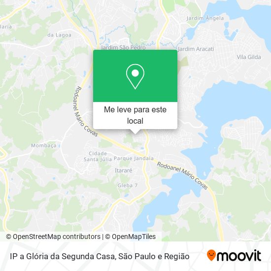 IP a Glória da Segunda Casa mapa