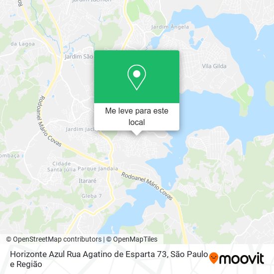 Horizonte Azul Rua Agatino de Esparta 73 mapa