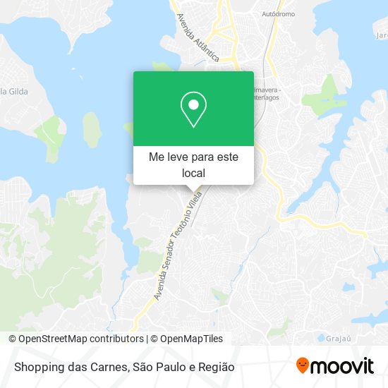 Shopping das Carnes mapa