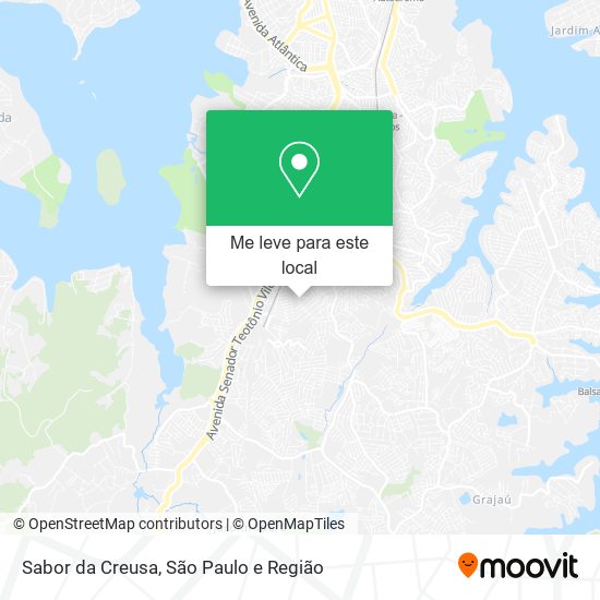 Sabor da Creusa mapa