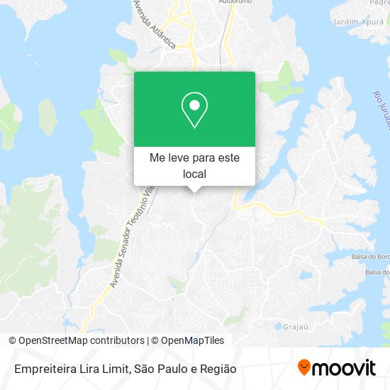 Empreiteira Lira Limit mapa