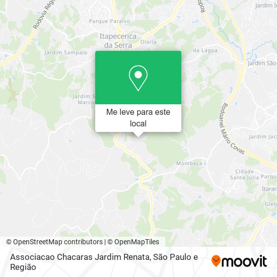 Associacao Chacaras Jardim Renata mapa