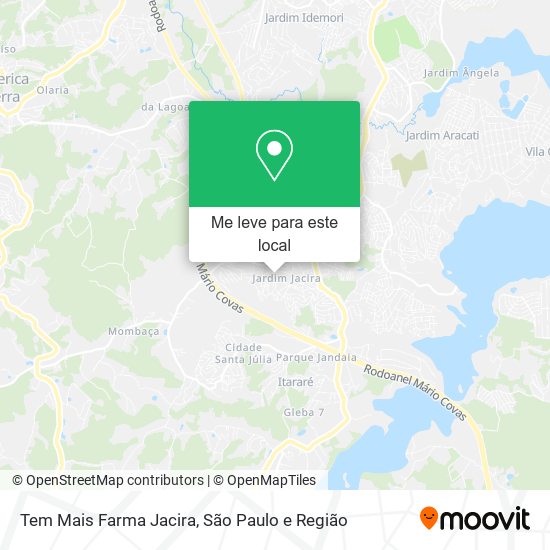 Tem Mais Farma Jacira mapa