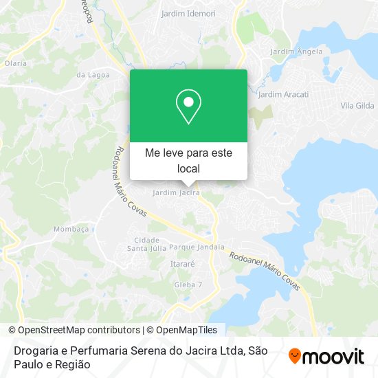 Drogaria e Perfumaria Serena do Jacira Ltda mapa