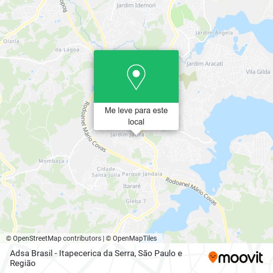 Adsa Brasil - Itapecerica da Serra mapa