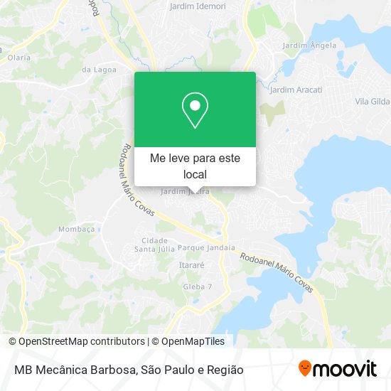 MB Mecânica Barbosa mapa