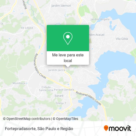 Fortepradasorte mapa