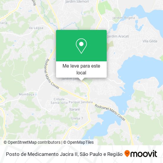 Posto de Medicamento Jacira II mapa