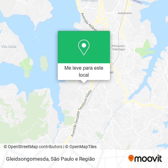 Gleidsongomesda mapa