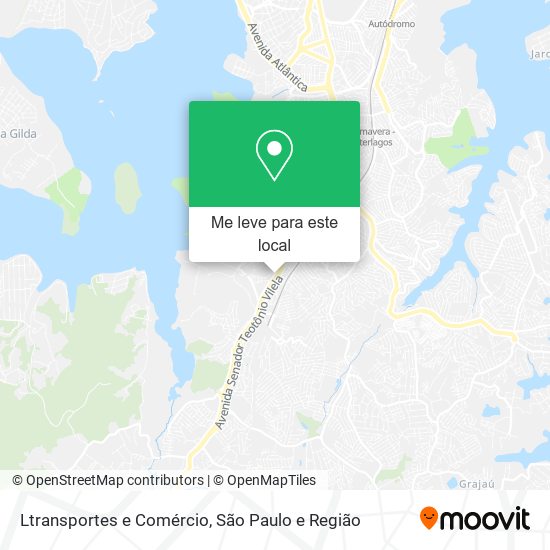 Ltransportes e Comércio mapa