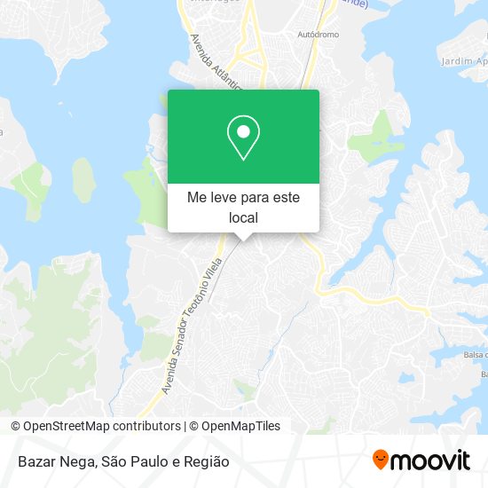 Bazar Nega mapa