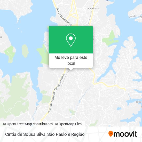 Cíntia de Sousa Silva mapa