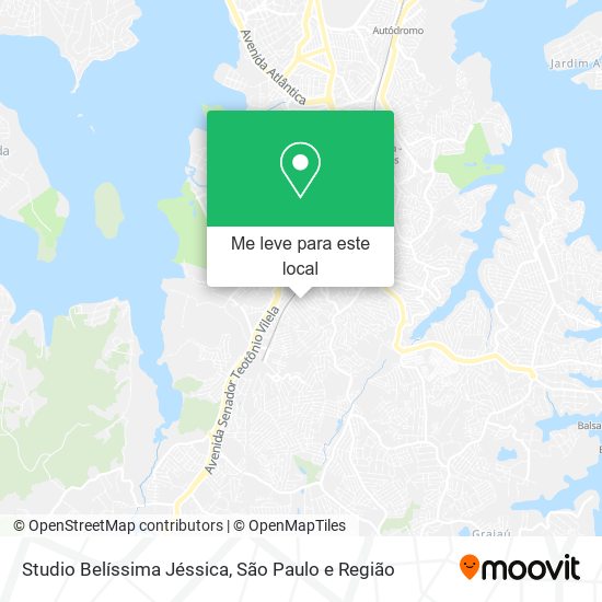 Studio Belíssima Jéssica mapa