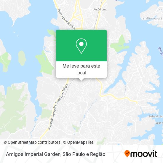 Amigos Imperial Garden mapa