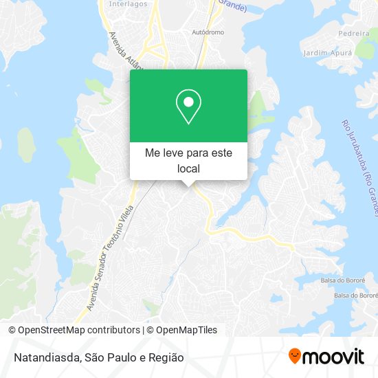 Natandiasda mapa