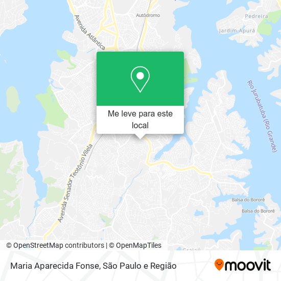 Maria Aparecida Fonse mapa