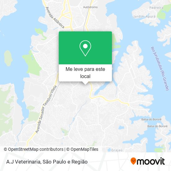 A.J Veterinaria mapa