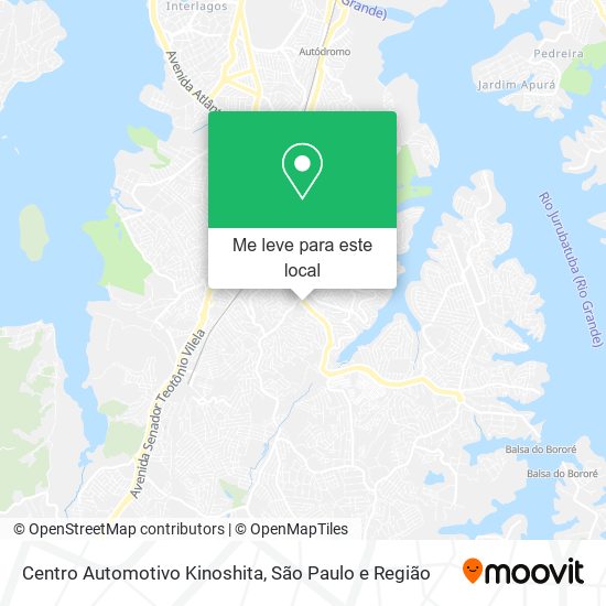 Centro Automotivo Kinoshita mapa