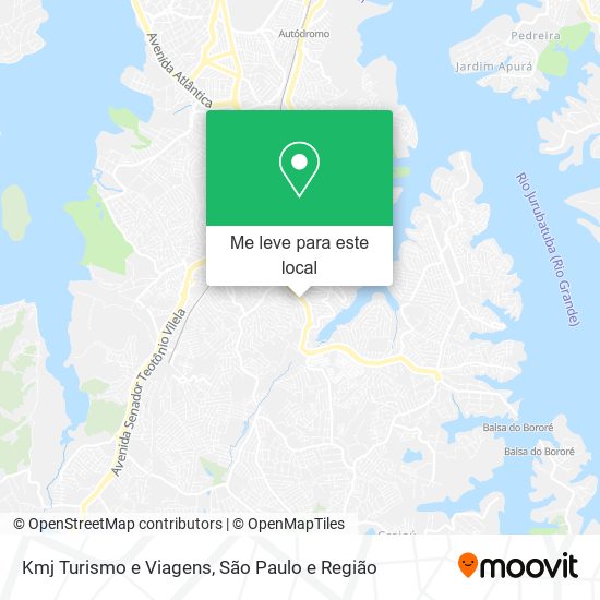 Kmj Turismo e Viagens mapa