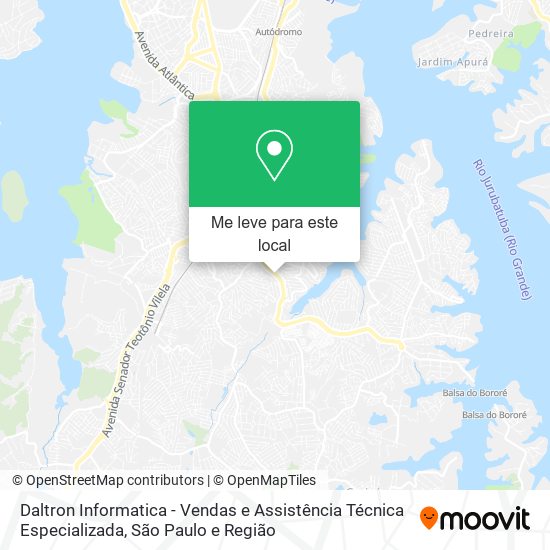 Daltron Informatica - Vendas e Assistência Técnica Especializada mapa