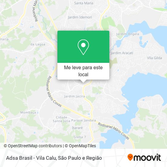 Adsa Brasil - Vila Calu mapa