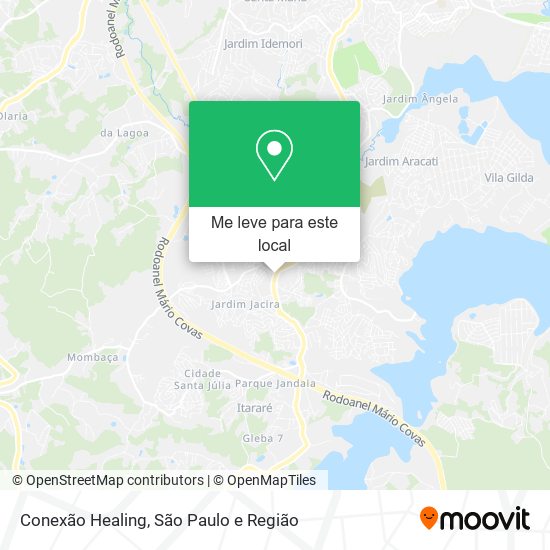 Conexão Healing mapa
