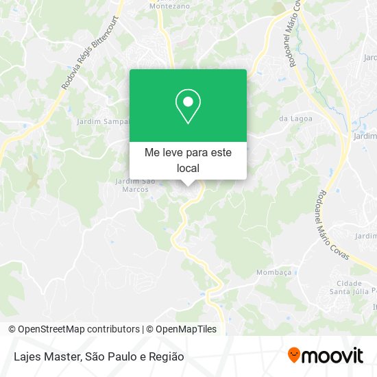 Lajes Master mapa