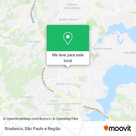 Bradesco mapa