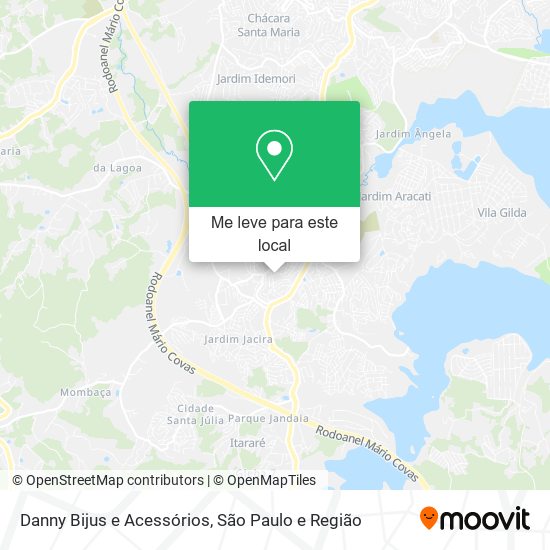 Danny Bijus e Acessórios mapa