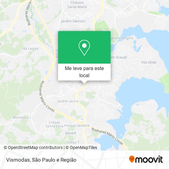 Vismodas mapa