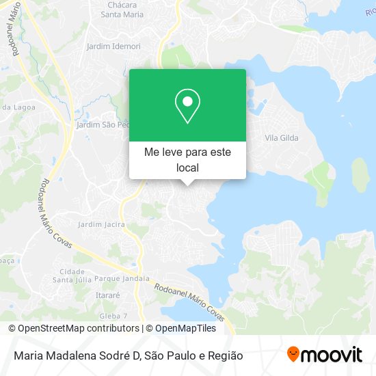 Maria Madalena Sodré D mapa