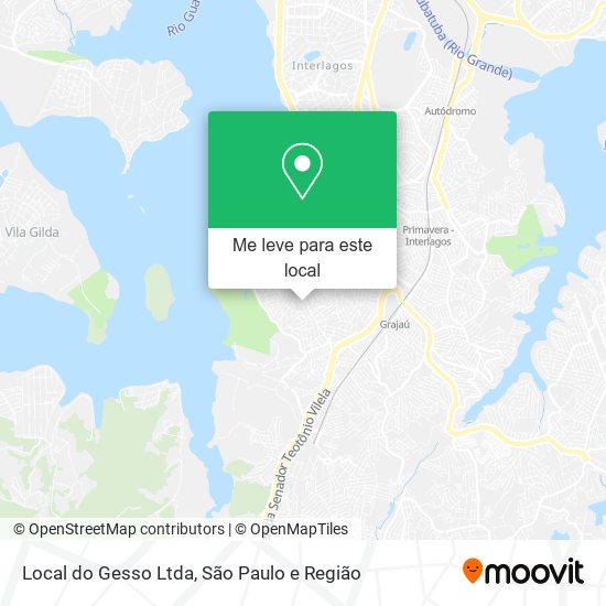 Local do Gesso Ltda mapa