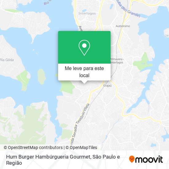 Hum Burger Hambúrgueria Gourmet mapa