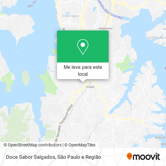 Doce Sabor Salgados mapa