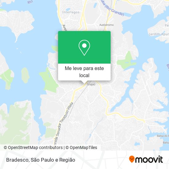 Bradesco mapa