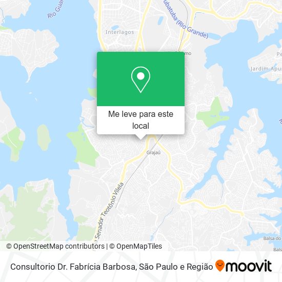 Consultorio Dr. Fabrícia Barbosa mapa