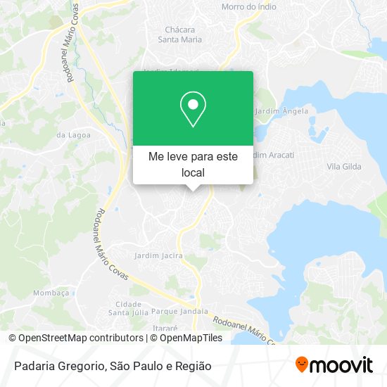 Padaria Gregorio mapa