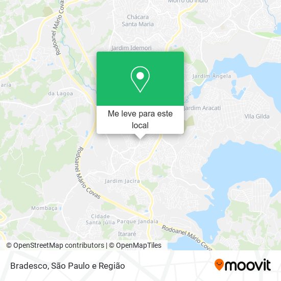 Bradesco mapa