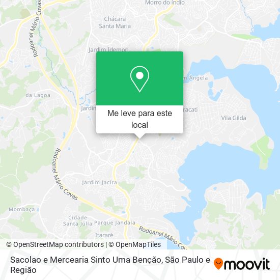 Sacolao e Mercearia Sinto Uma Benção mapa