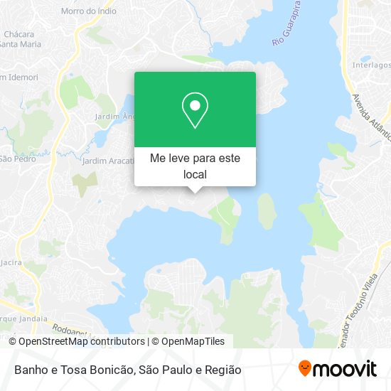 Banho e Tosa Bonicão mapa