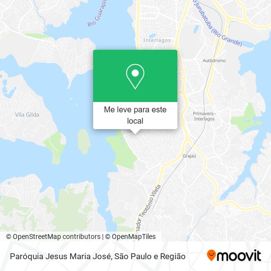 Paróquia Jesus Maria José mapa