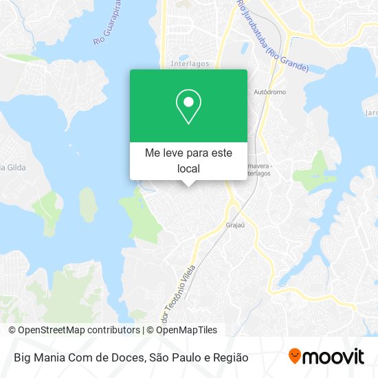 Big Mania Com de Doces mapa