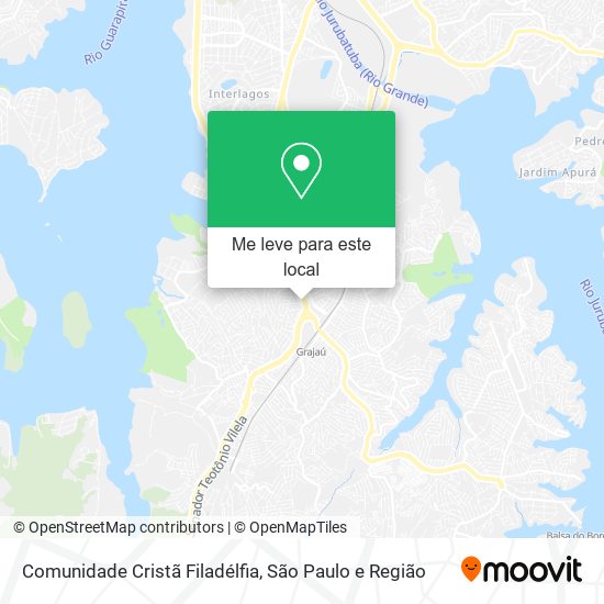 Comunidade Cristã Filadélfia mapa