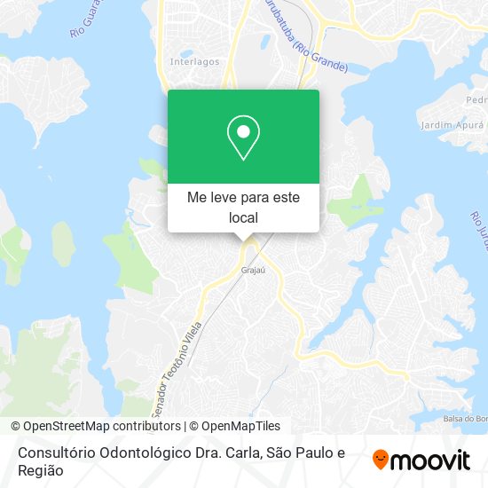 Consultório Odontológico Dra. Carla mapa